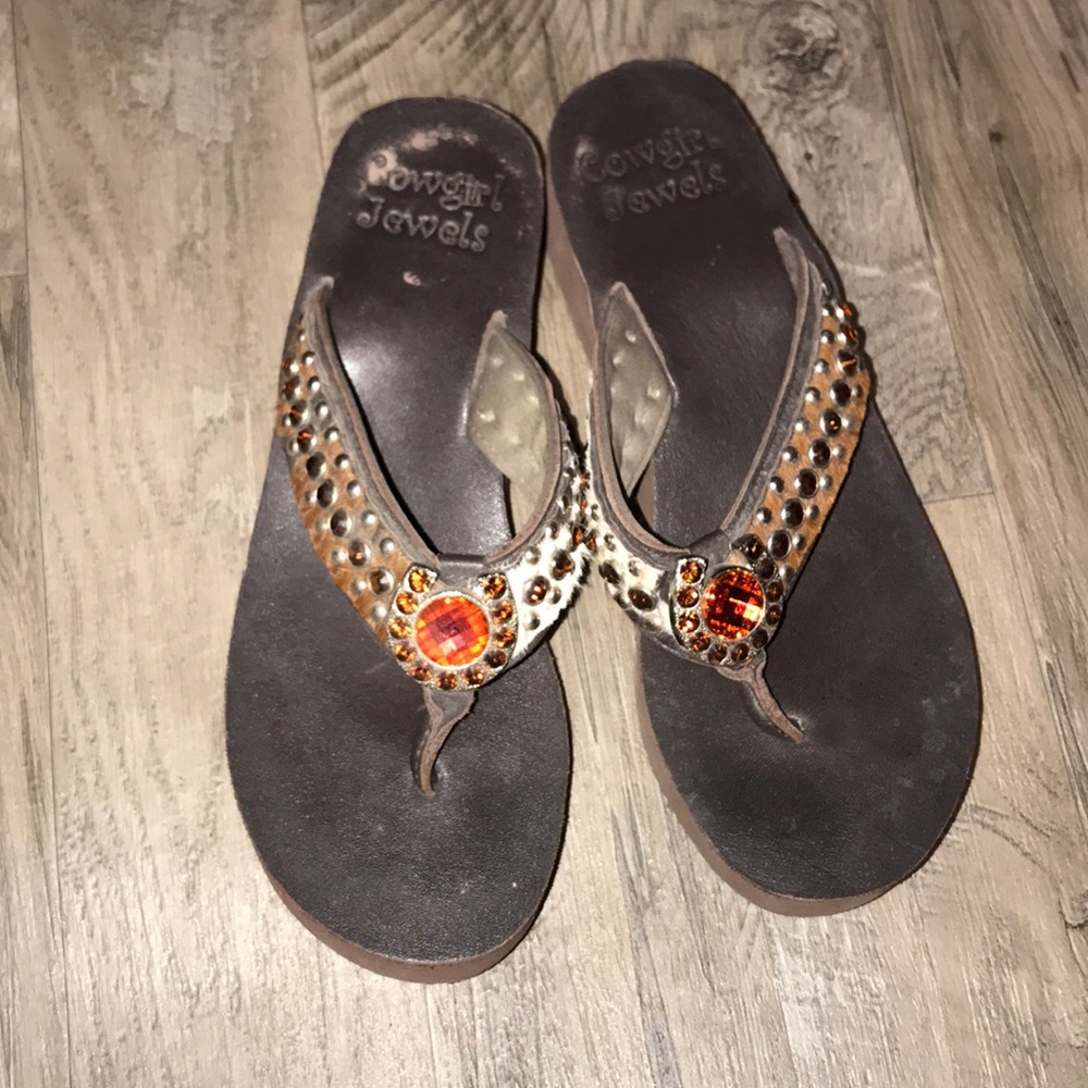 Cowgirl Jewels Sandals | Size 8.5